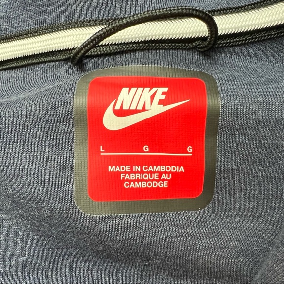 Nike Men's Tech Fleece 'Navy' Windrunner Full Zip Hoodie FB7921-473 Multi-Size - Picture 8 of 10